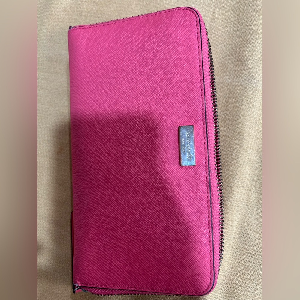 Kate Spade Coral Zip-Around Wallet